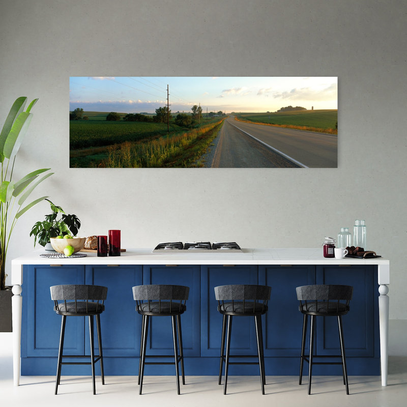 «Highway Eastern Ia Abstract Contemporary Landscape Architecture», art mural, H 20 po x l 60 po