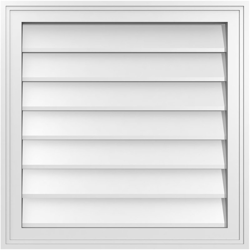Cadre en brique, brun clair apprêté, H 24 po x l 24 po x P 1,5 po