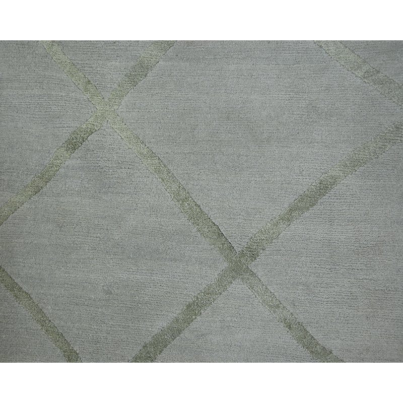 Curving Area Rug in Gray