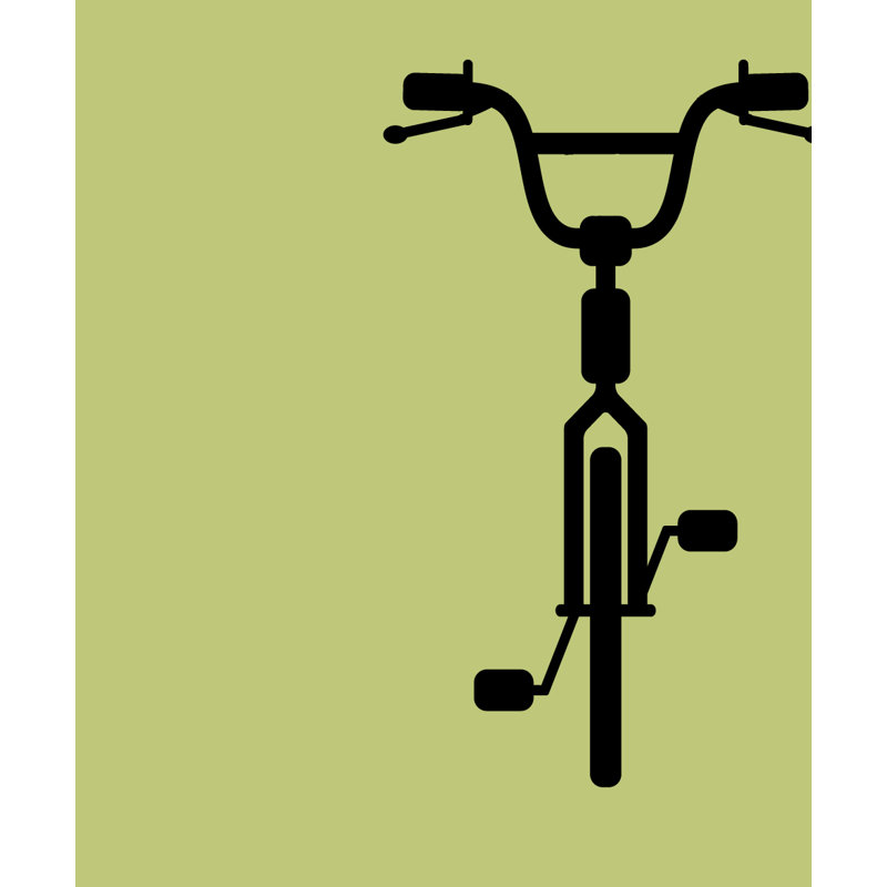 Décalcomanie murale vélo Haskin, Noir