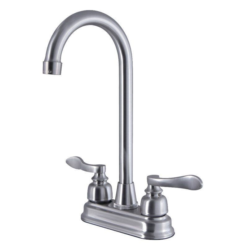 NuWave French High-Arch Touch Bar Faucet, Brushed Nickel