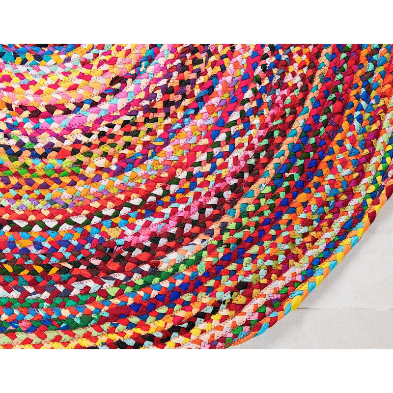 Cotton Indoor Rug, Round 3'3"