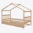 Annais Wooden House Bed with Trundle-958705452-958705448