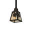 Luminaire suspendu carré à 1 lumière Maegan