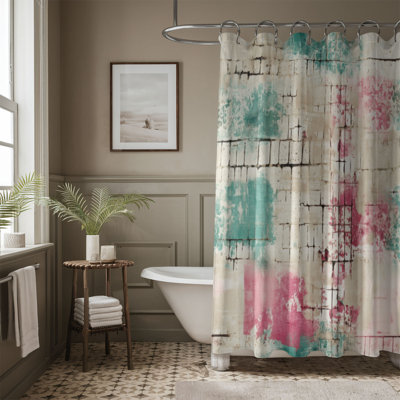 Rideau de douche Teal Olden - Premium