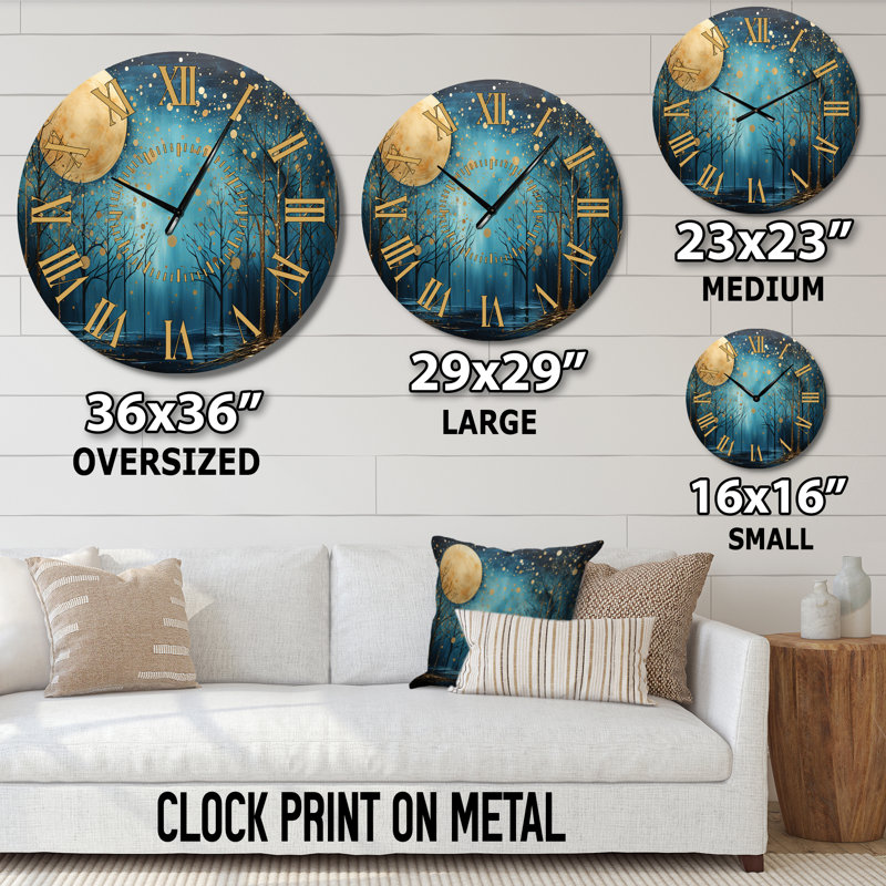 Horloge murale Azure, Grand