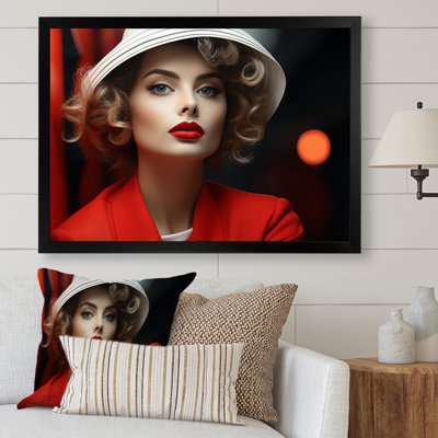 Raymie France Parisian Fashion Portrait I - Print