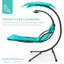 Chaise longue d'extérieur en métal Rikio-1653251993