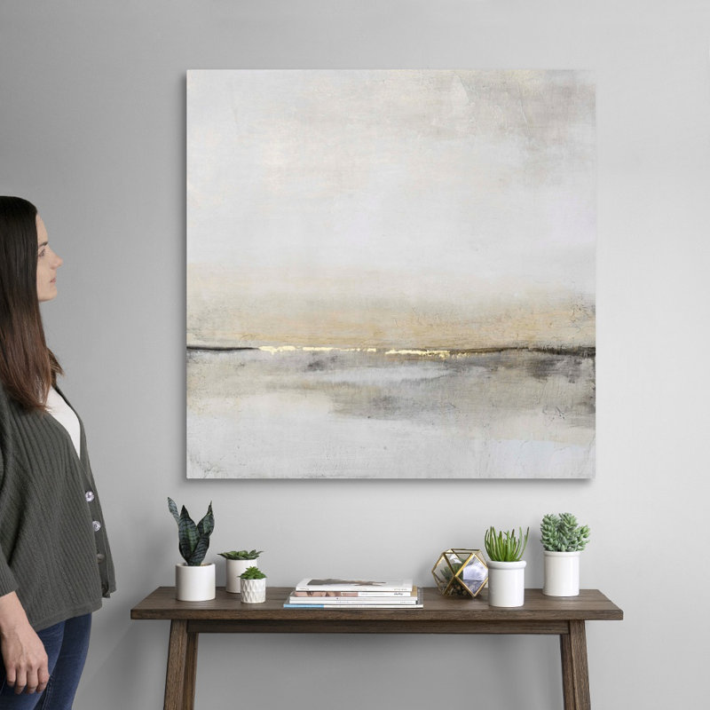 " Horizontal Flow I " by Timothy O' Toole, Wrapped Canvas, 36" H x 36" W, No Frame
