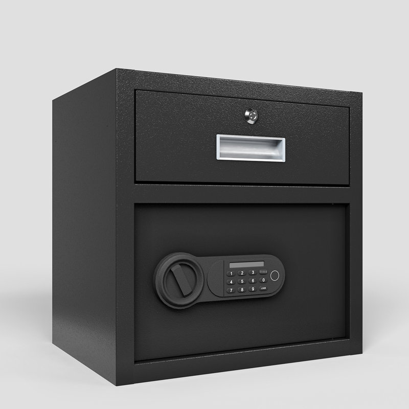 Coffre-fort de sécurité électronique à clavier électronique - Argent sécurisé, pierres précieuses, pièces d'identité, 1,69 pi³, noir, conception et ouverture à la volée