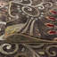 Tapis brun à motif floral Juliet-969193441