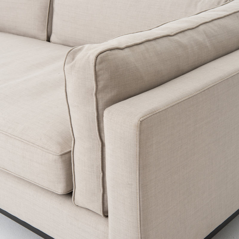 Grammercy Sofa, Beige Polyester Blend