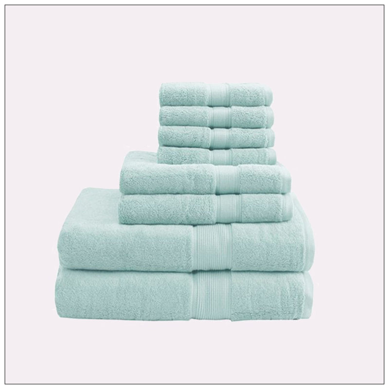 100% Cotton Super Plush Mulit-Size Set, Seafoam