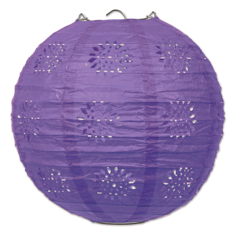 Lanterne en dentelle, Mauve