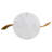 Faux White Marble Round Coffee Table With Storage Natural/Faux White Marble See Below