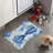 Multihued Bows - 1 Piece Bone Shape Feeding Mat