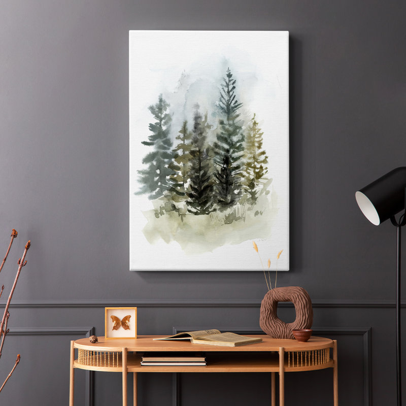 Washeline Treeline II - Cavas enveloppés de galerie, H 48 po x l 32 po
