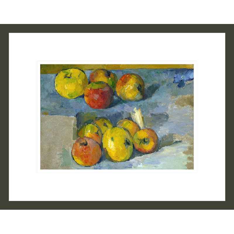 Apples by Paul Cézanne -Framed Giclee Print, 13.3" H x 16.75" W