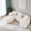 Canapé modulaire en tissu Corduroy avec méridienne en L, canapé-lit modulaire Cloud-758925920