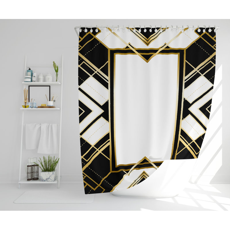 Mont Polyester Shower Curtain Set, 168cm H x 168cm W