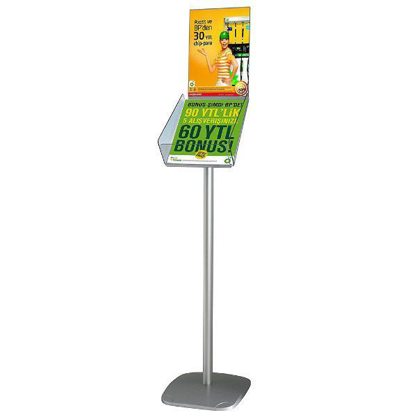 Porte-brochures autoportante