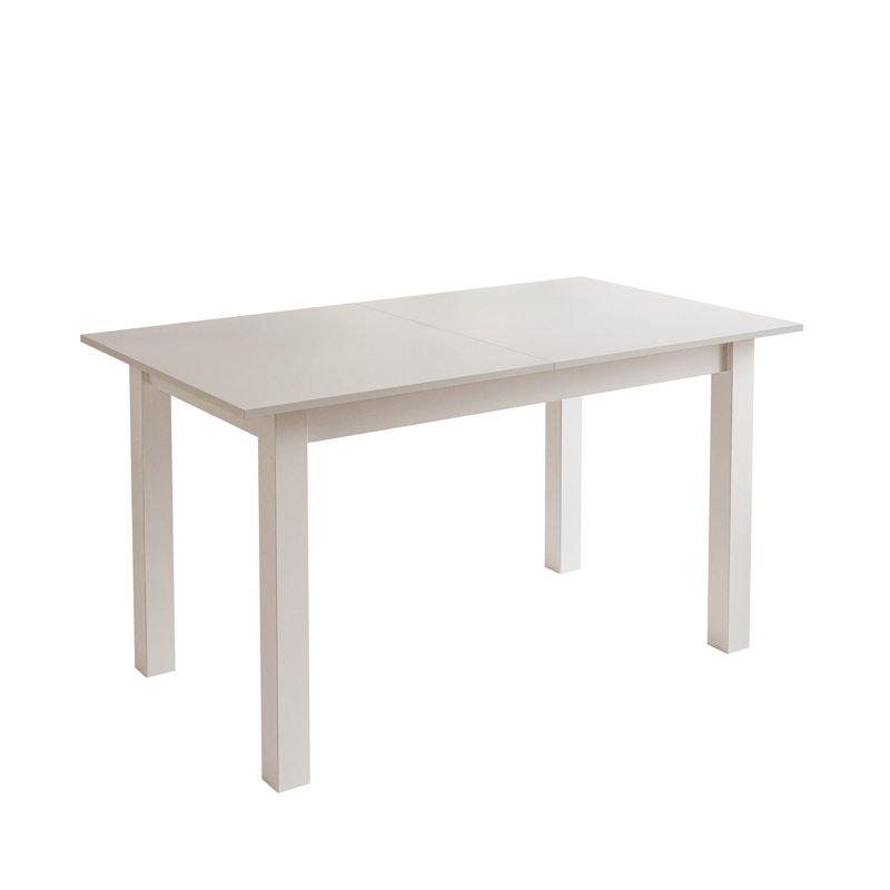 Extendable table ARTON 140 cm, White, White