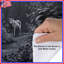 Loup gris dans une housse de couette forêt-123420078