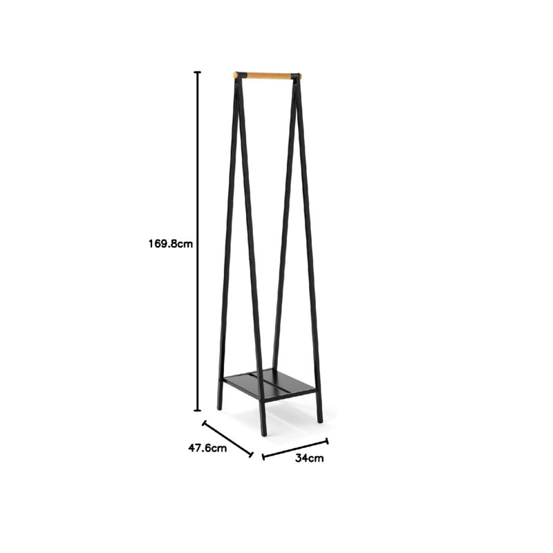 Steel Freestanding, Black