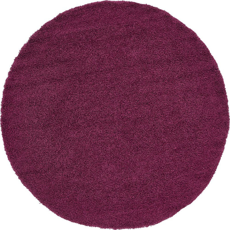 Tapis mauve Renesha, Rond 8 pi 2 po