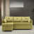 Velours vert olive est en rupture de stock