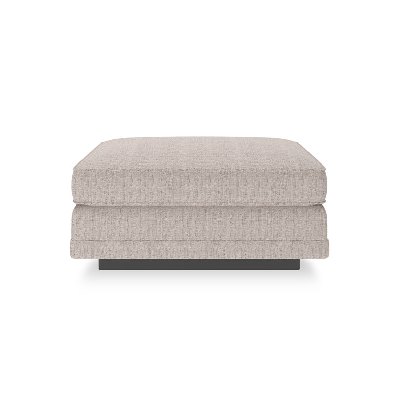 Modern Fusion Ottoman, Cream