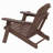 (Set of 6) Hdpe Folding Outdoor Adirondack Chair With Cup Holder -1374374139