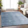 Premium Machine Washable Prisco Blue Rug