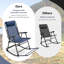 Chaise berçante d'extérieur en métal Myiesha-967939697