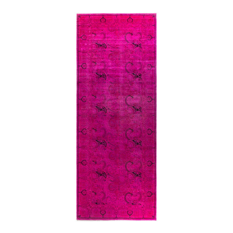 Tapis rose nouvel âge 6 pi 1 po x 16 pi 8 po Cyrena