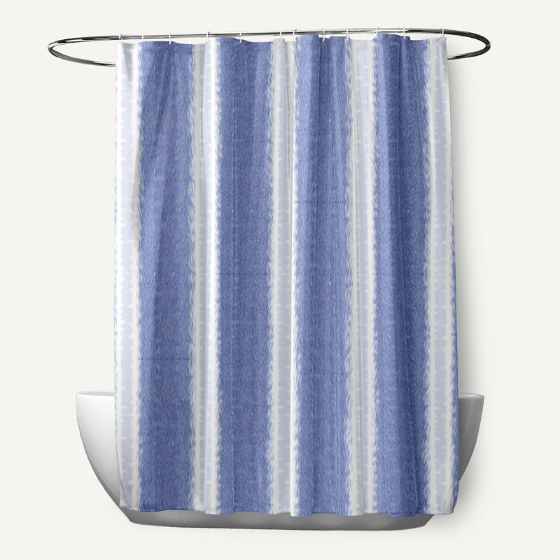 Rideau de douche simple Hatch, Bleu
