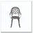 3PC CAST BISTRO SET W ICE BUCKET