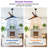70" Modern Large Propeller LED Ceiling Fan With Light And Remote Control, Double-Sided Blades, 8-Speed Reversible DC Motor