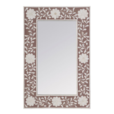 Vivienne Bone Inlay Wall Mirrored