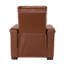 Fauteuil inclinable électrique en cuir véritable l 36,02 po Westdale avec pieds en bois massif-1345036439