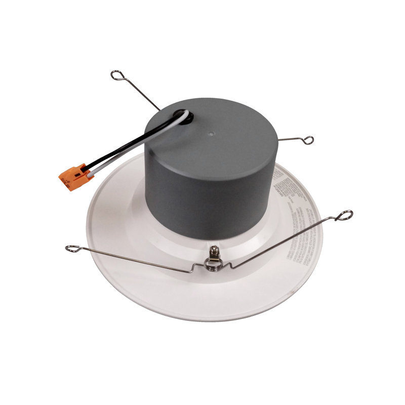 White Aluminum 7.38-Inch LED Recessed Downlight
