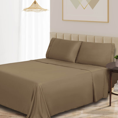 Blue Nile Mills 300 Thread Count Rayon From Bamboo Deep Pocket Bed Sheet Set