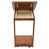 Walnut-coloured