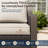 Premium Outdoor Patio Rattan Three-person Sofa-589614008