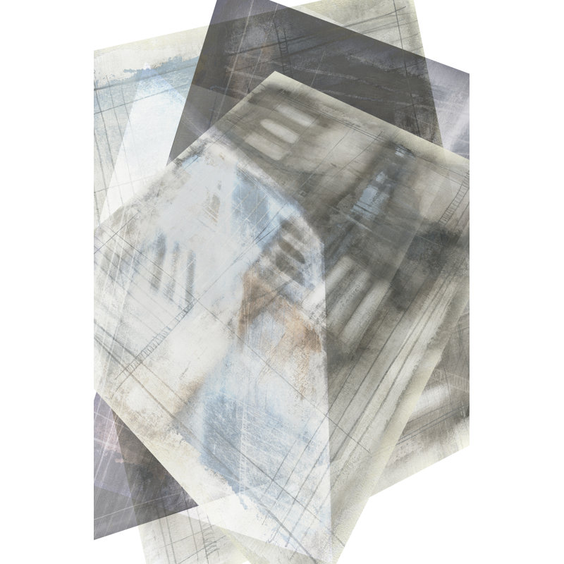 Faceted Illusion III - Painting on Canvas, 91 cm H x 61 cm W, Wrapped Canvas