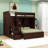 Bunk Bed with Wardrobe,USB and Lights-1243311365