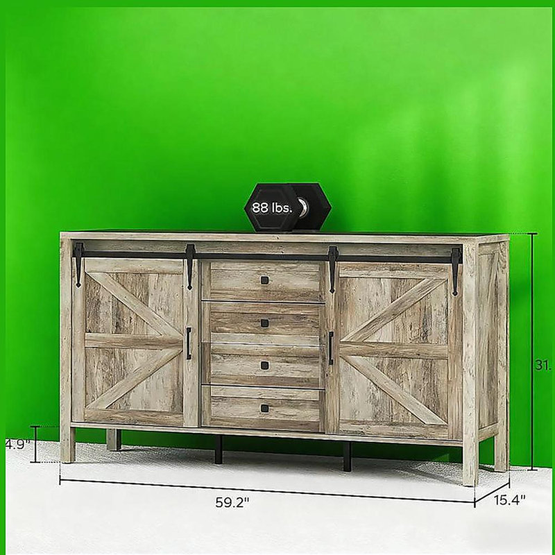 Buffet 59 "avec plateau épais