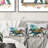 Turtle Laying On A Beach Chair With Sunglasses I - Animals Printed Throw Pillow-982854426