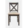 Jablena Solid Wood Top Metal Base Writing Desk