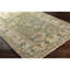 Hillcrest Hand Knotted Wool Ikat Area Rug in Green-1251595677